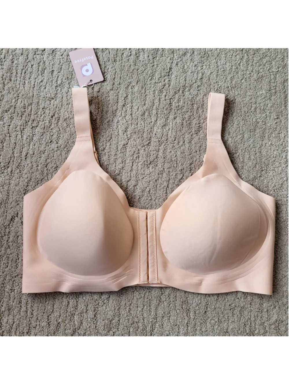 Women’s Wireless Front Closure Everyday Bra – PoseFree – Nude – Size XL – NWT - Picture 11 of 16